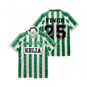 Billige Fotballdrakter Real Betis FINIDI 25 1995 Retro Hjemmedraktsett 1996 Kortermet